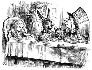 Tenniel's original illustrations, The Mad Hatter's Tea Party